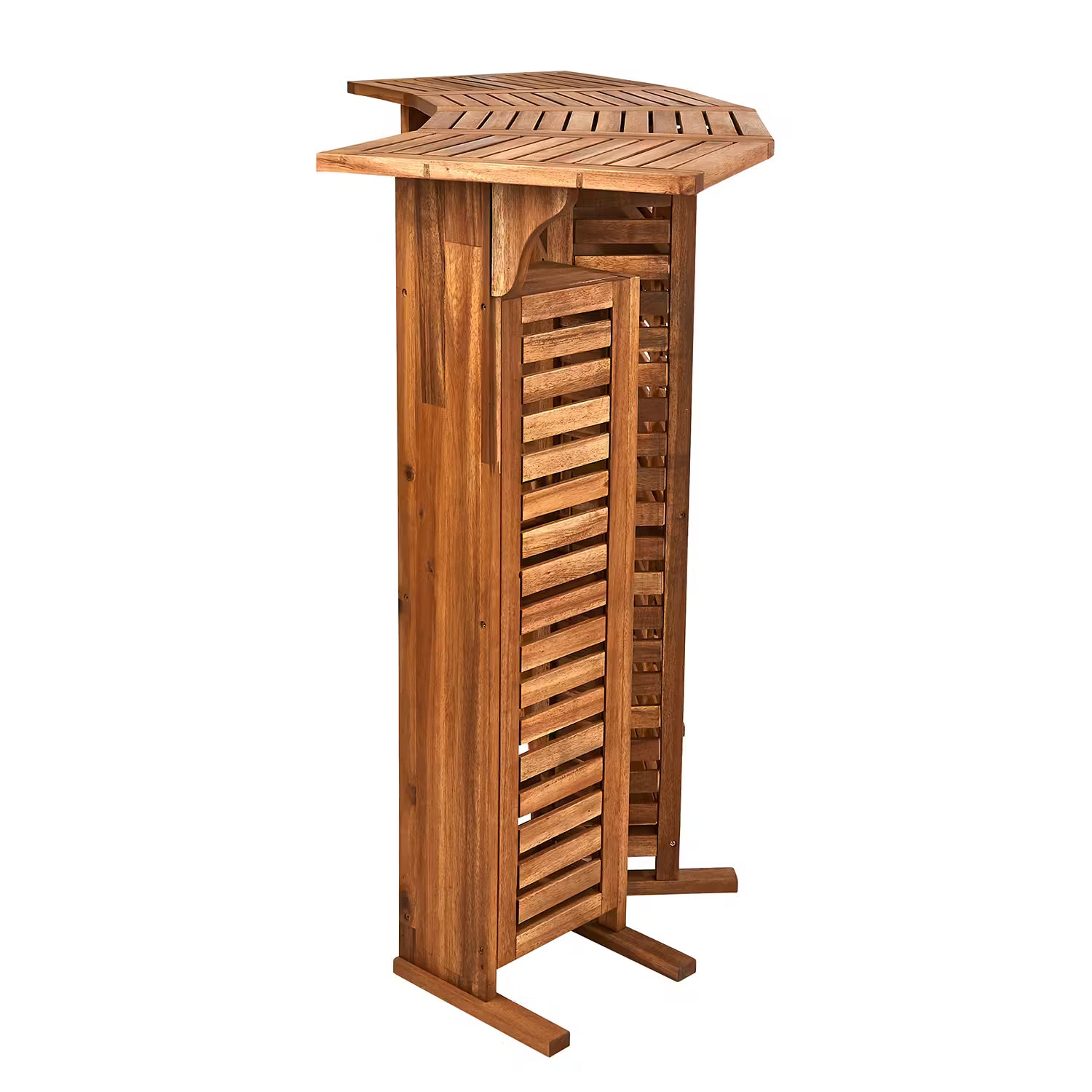 TURNTABLE Gartenbar - Akazienholz - Natur