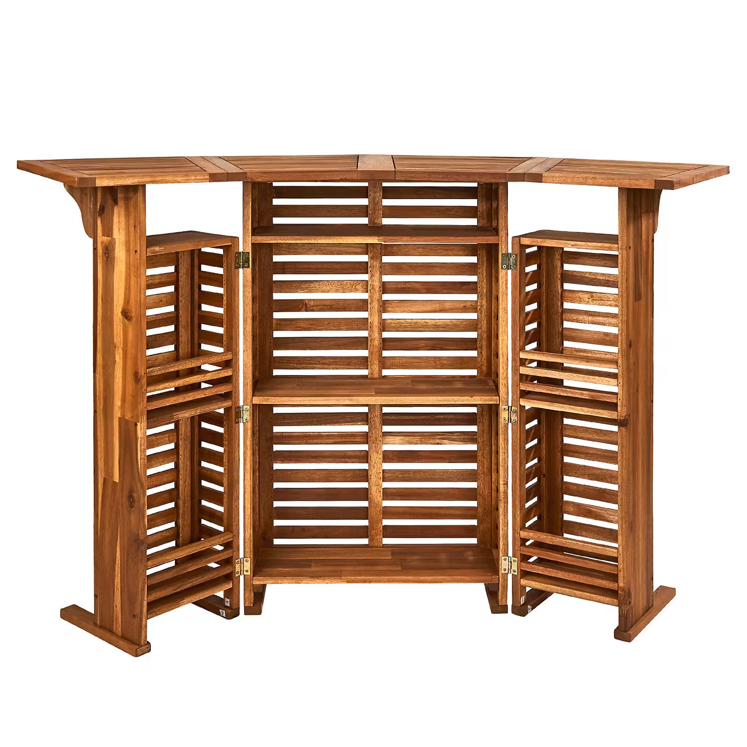 TURNTABLE Gartenbar - Akazienholz - Natur