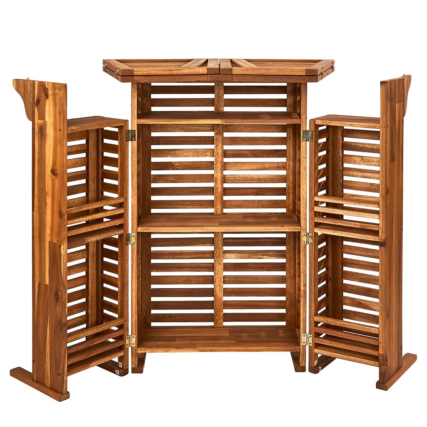 TURNTABLE Gartenbar - Akazienholz - Natur