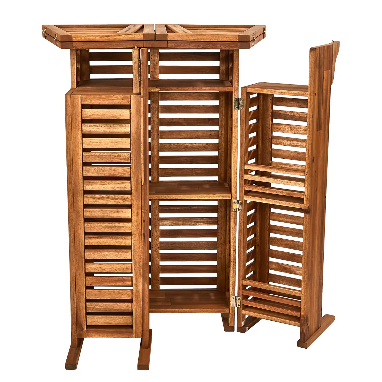 TURNTABLE Gartenbar - Akazienholz - Natur