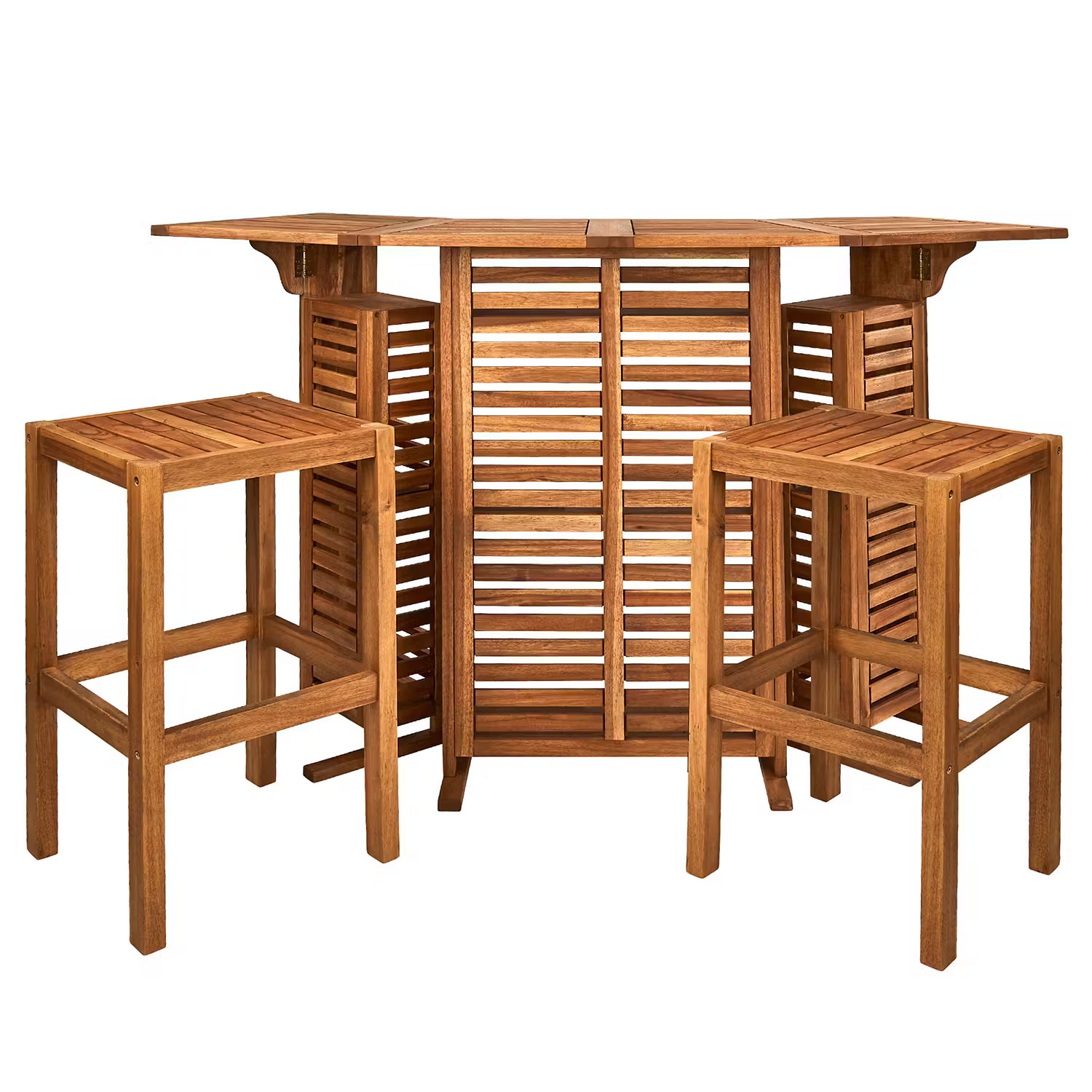 TURNTABLE Gartenbar - Akazienholz - Natur