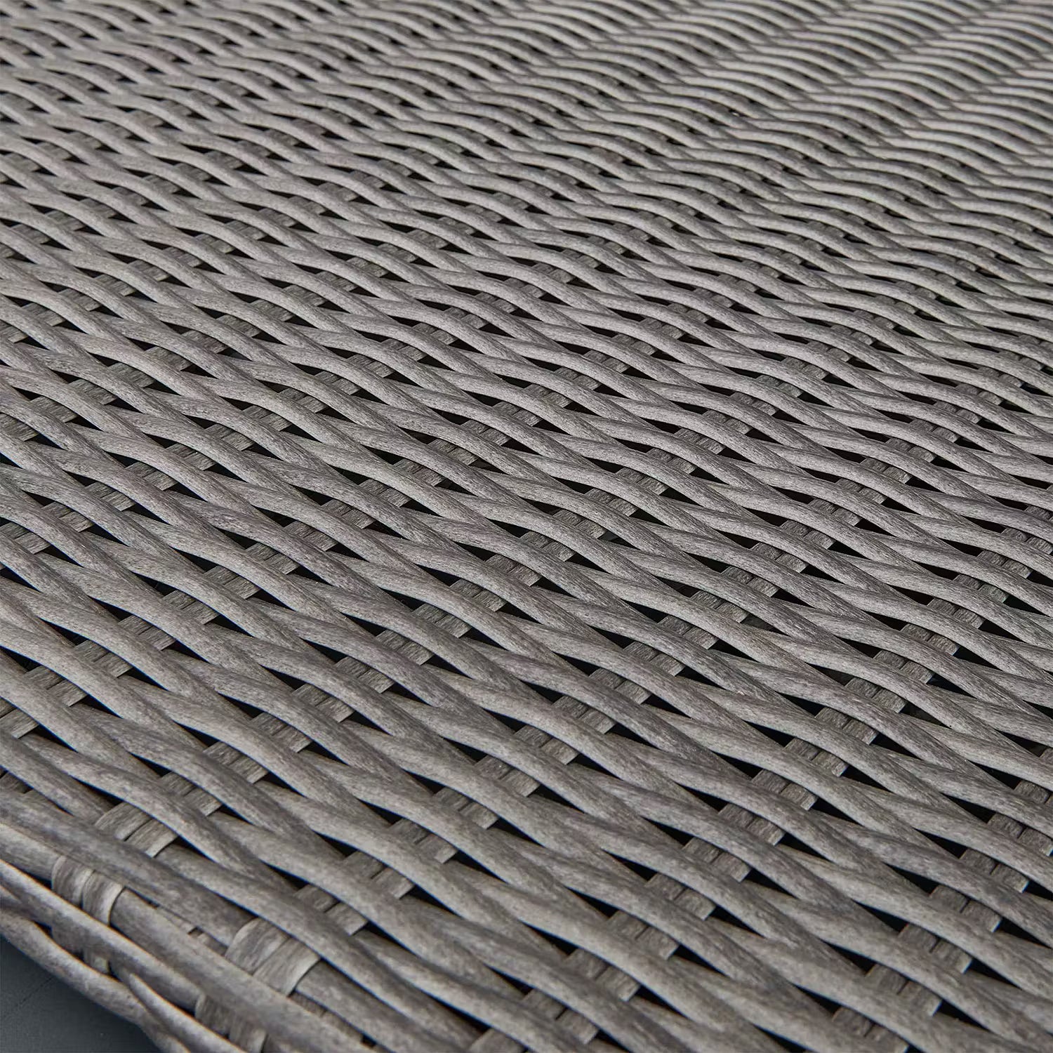 BLOCK PARTY Loungesofa - Aluminium / Polyester - Dunkelgrau
