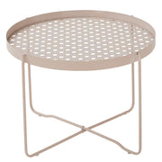 VIENNA CALLING Gartentisch - Stahl - Beige