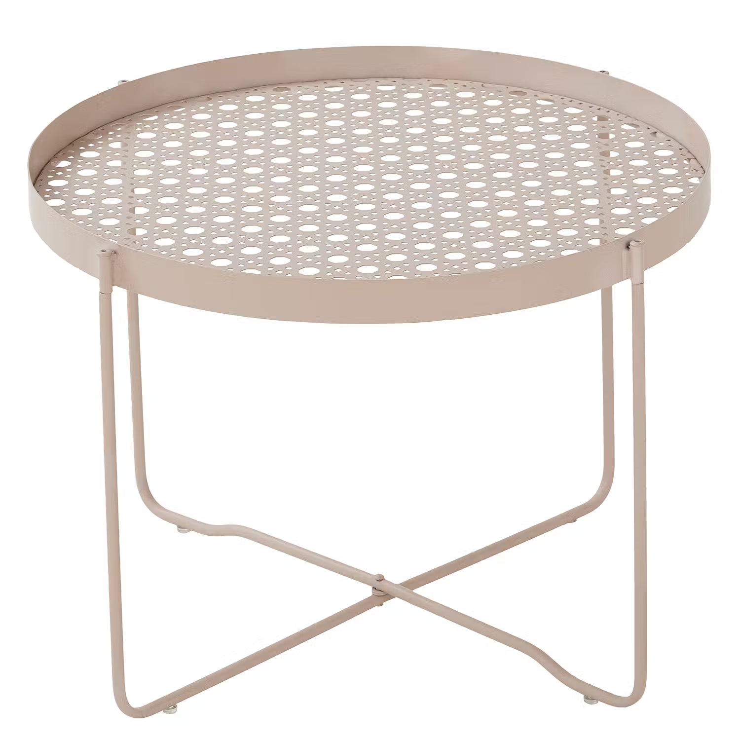VIENNA CALLING Gartentisch - Stahl - Beige