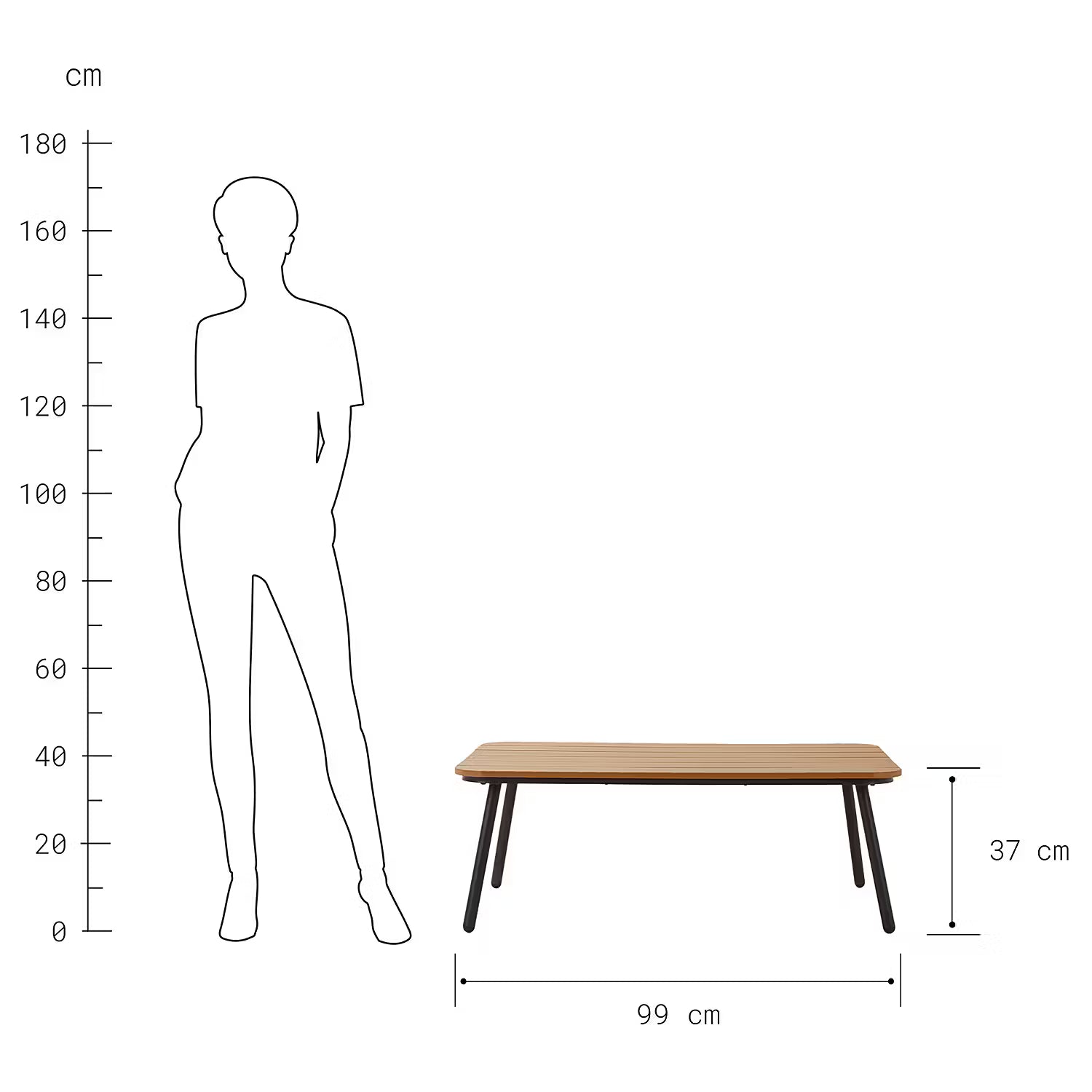 SLING TIME Loungeset 4-tlg. - Aluminium / Polyester - Anthrazit / Hellgrau