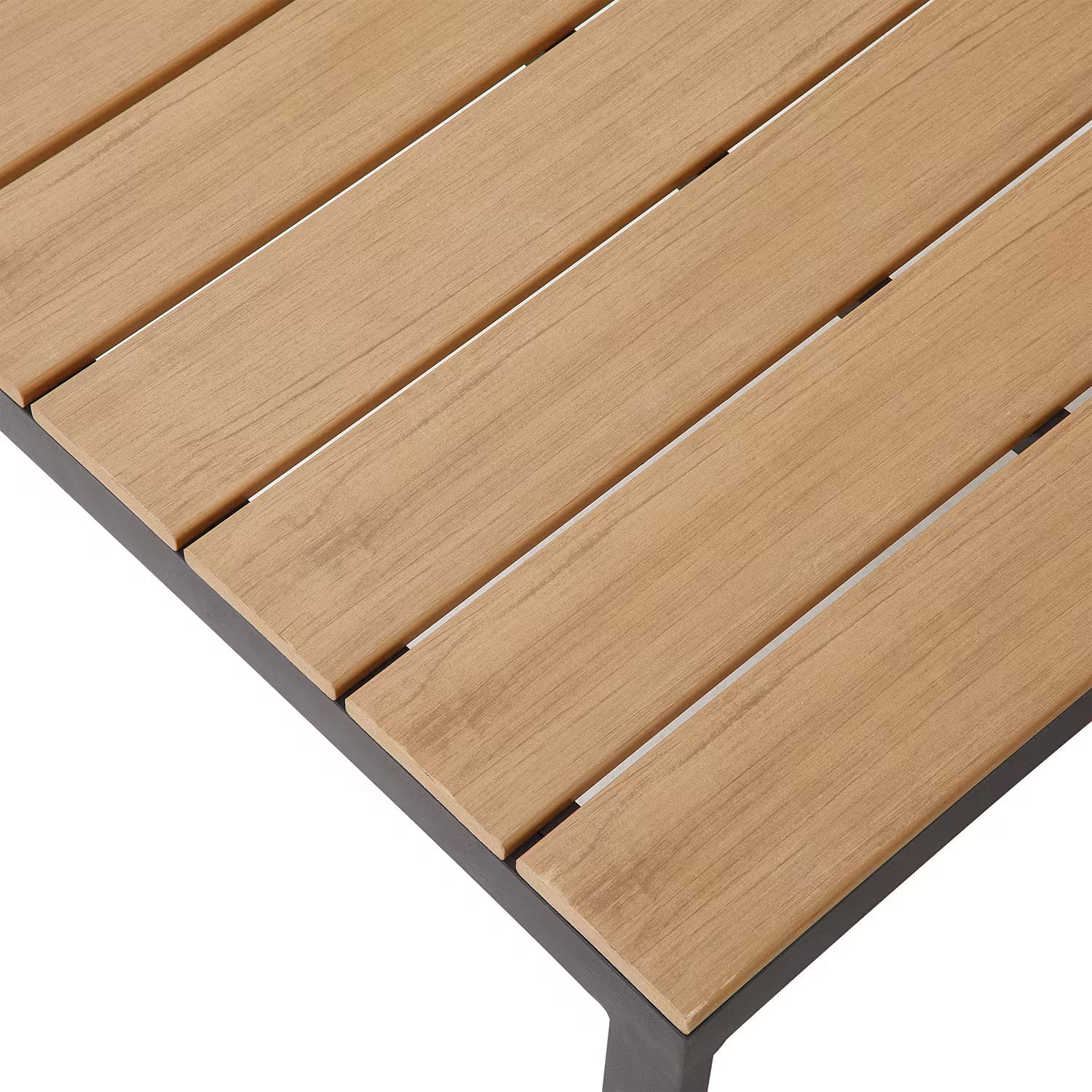 LOUNGE LIFE Loungegruppe 3-tlg. - Stahl / Polyester - Grau / Natur