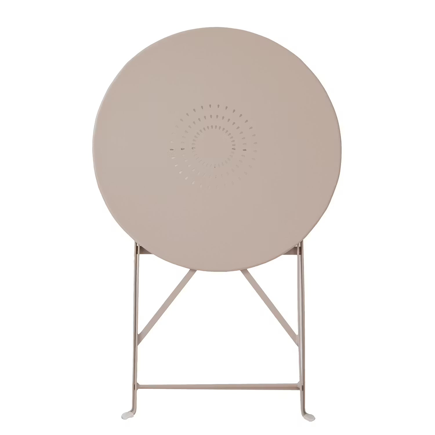 URBANIZED Gartenessgruppe 3-tlg. - Stahl / Polyester - Beige