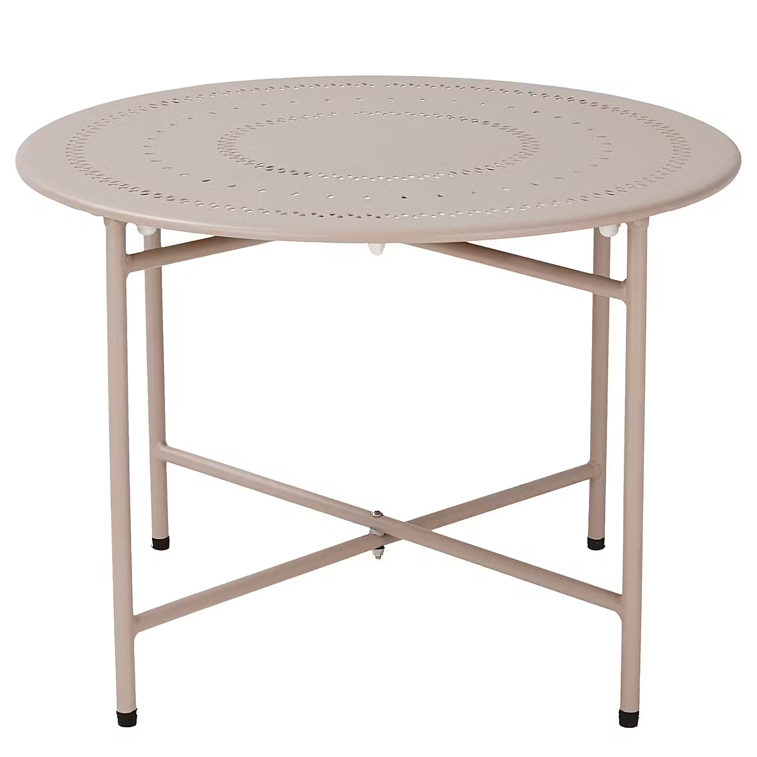 ASHLEY Gartentisch - Stahl - Beige