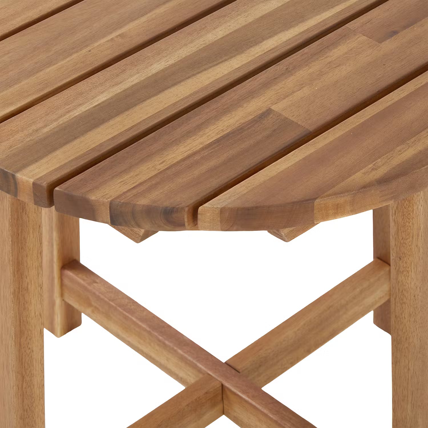 MIDTOWN Loungetisch - Akazie teilmassiv - Natur