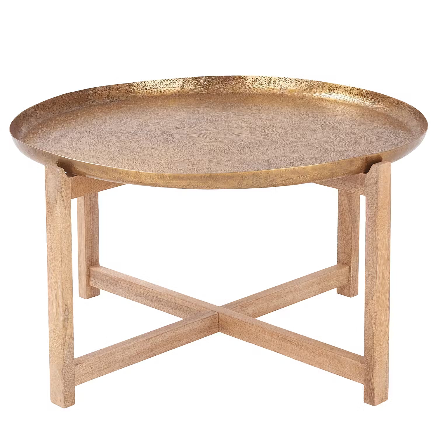 BERBER Gartentisch - Mango teilmassiv/ Aluminium - Bronze / Braun