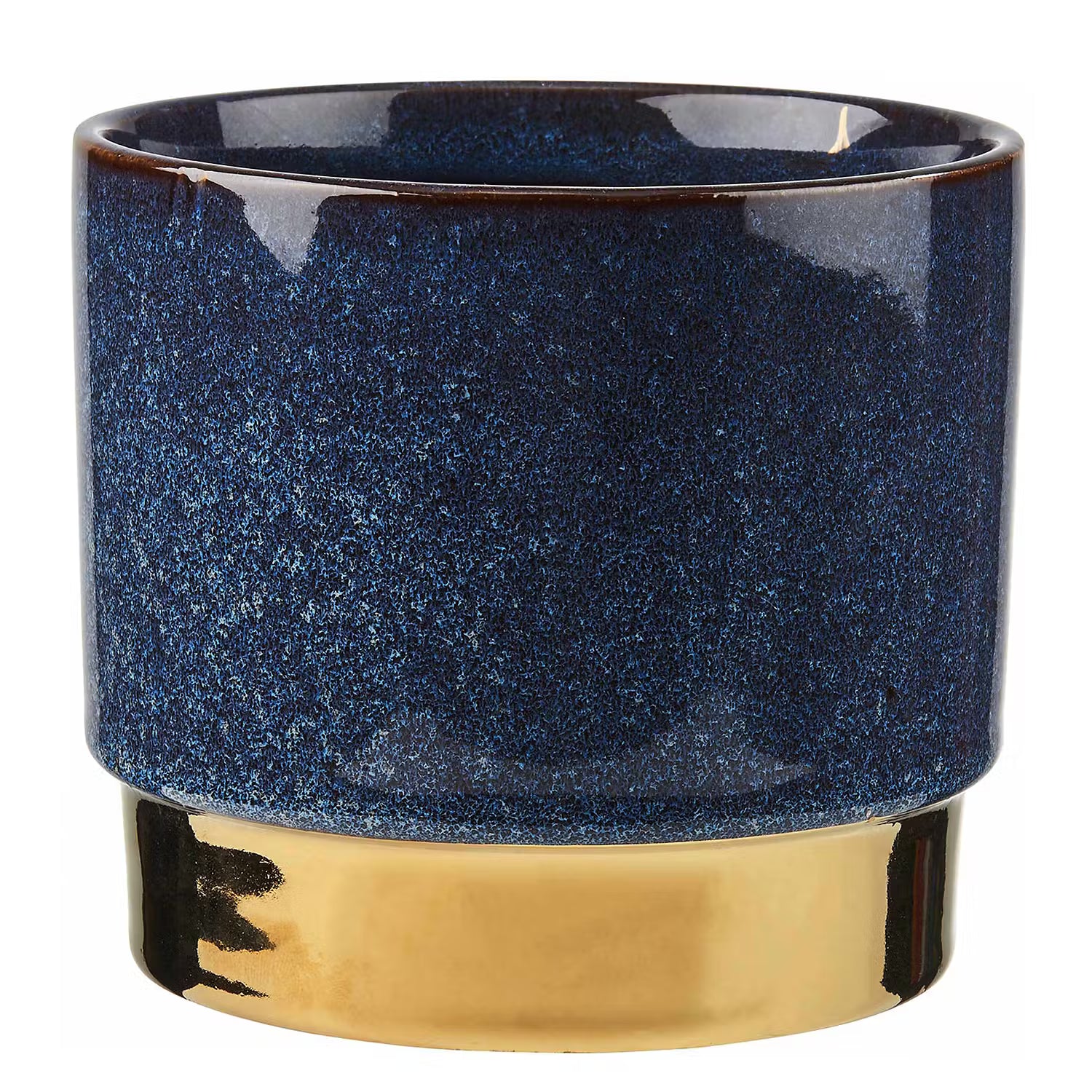 GOLDEN TOUCH Blumentopf - Steinzeug - Blau