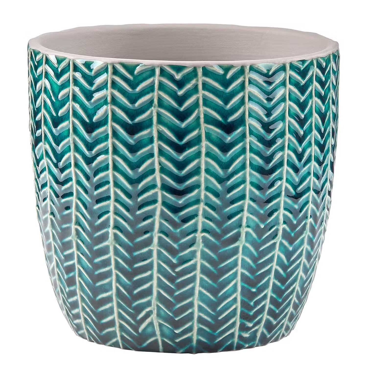 GREENDAY Blumentopf  - Steinzeug - Grün