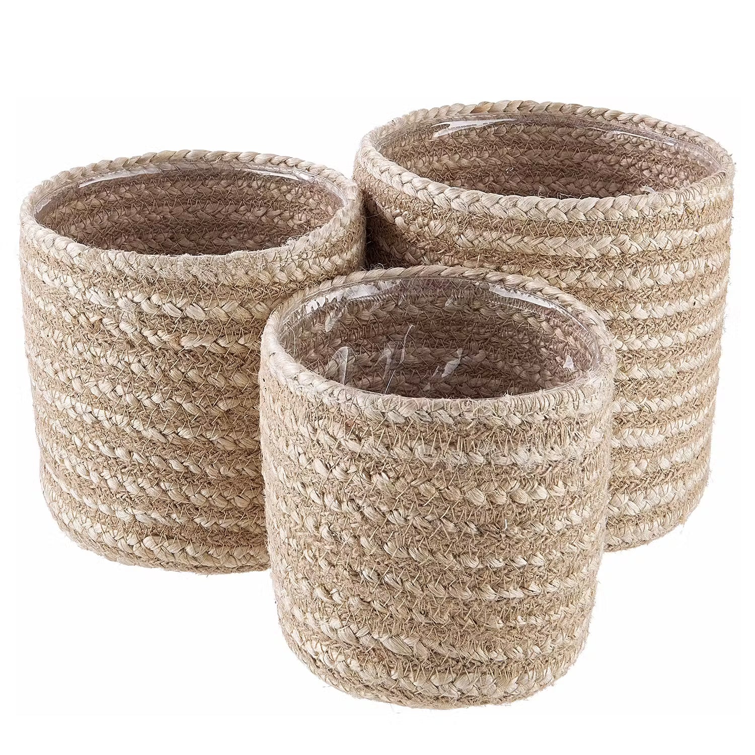 RUSH ROPE Korb für Pflanzen - Jute - Natur