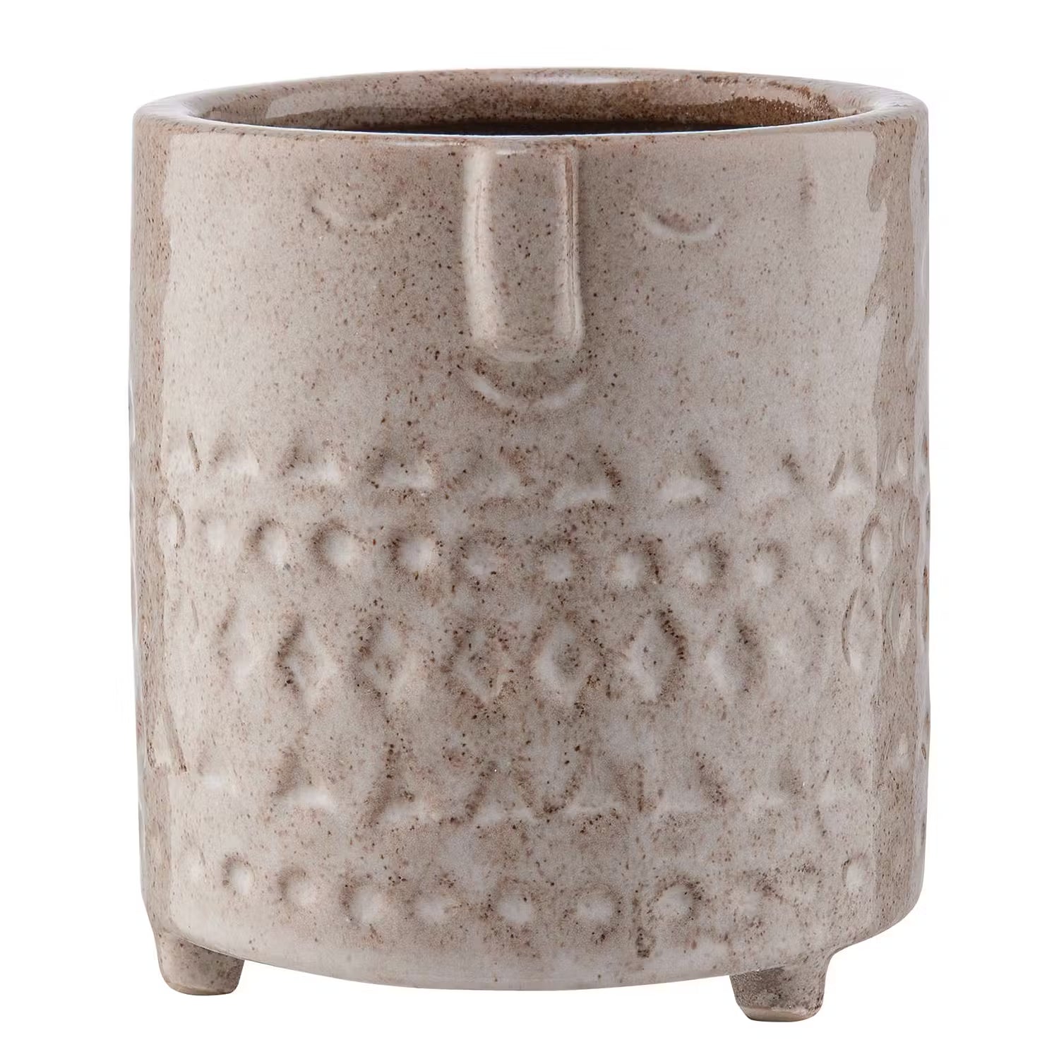 ETHNO Blumentopf mit Gesicht - Porzellan - Durchmesser: 10 cm