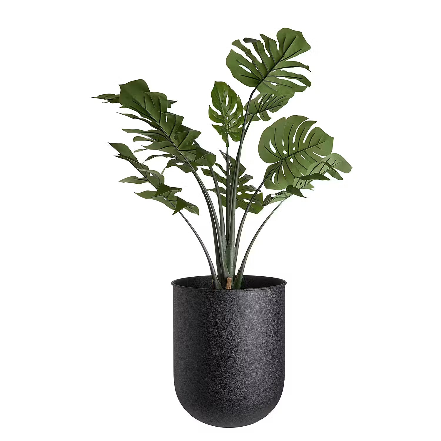 RAW Blumentopf - Eisen - Schwarz - Höhe: 50 cm