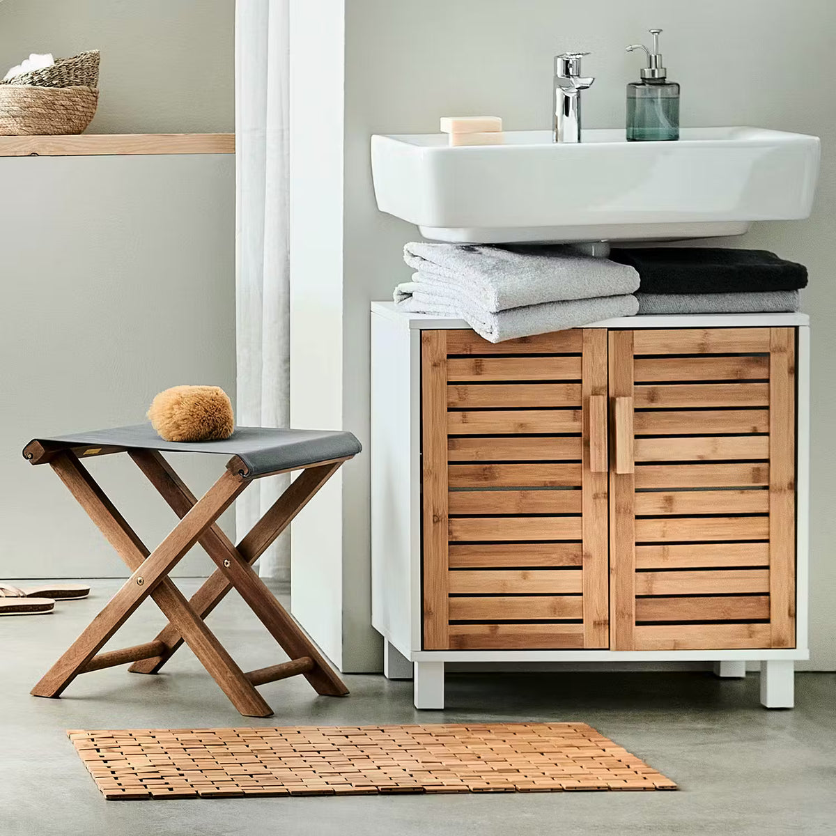 WHITE SANDS Waschbeckenunterschrank 🛁 – stilvoll – BUTLERS
