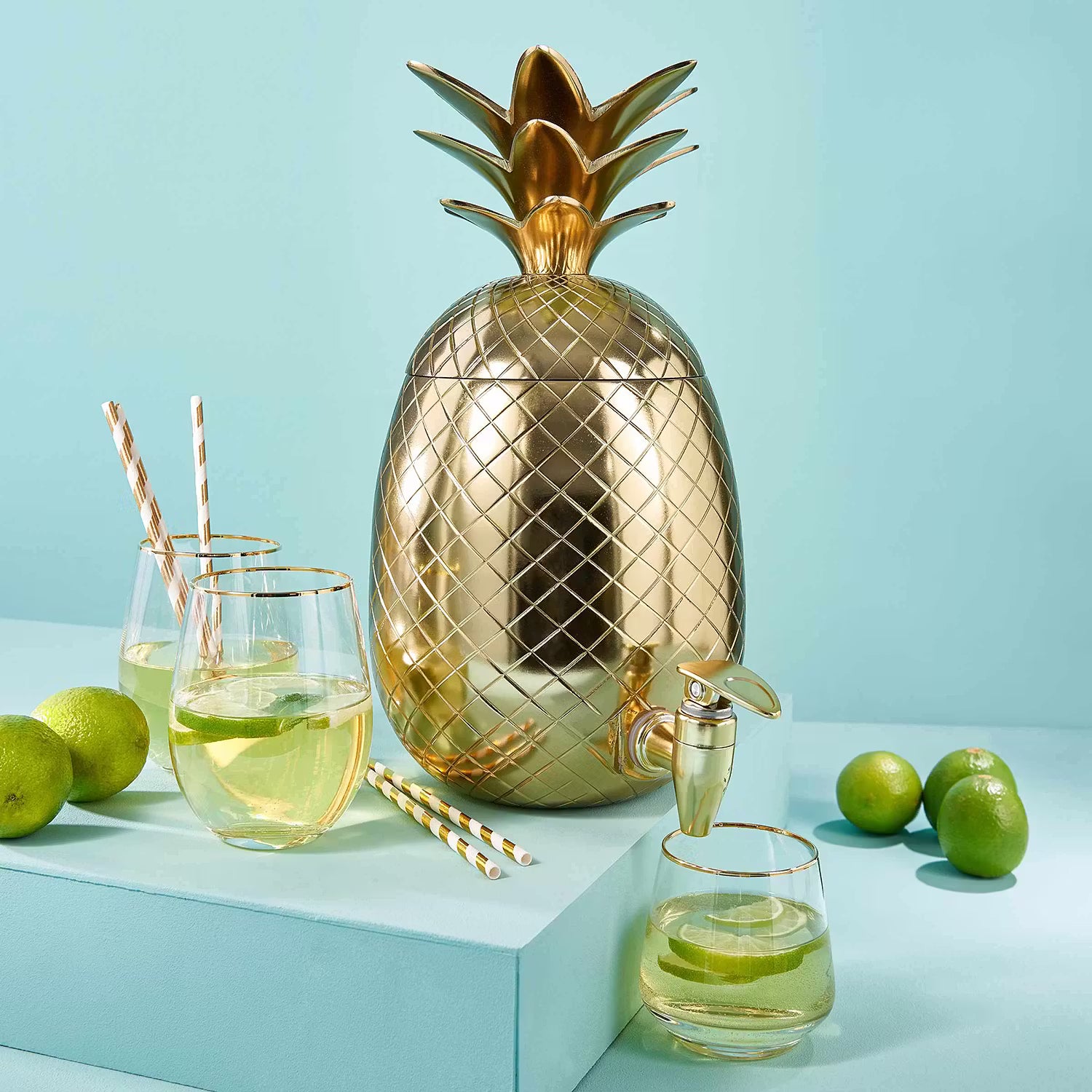 PINEAPPLE Getränkespender - Aluminium - Gold