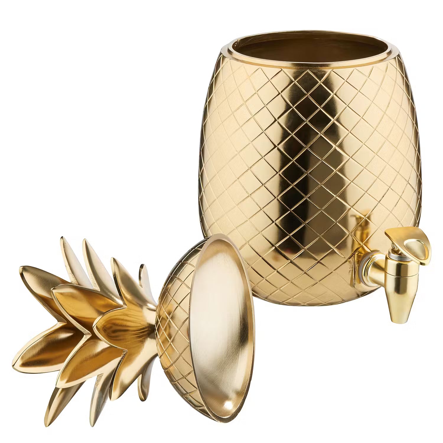 PINEAPPLE Getränkespender - Aluminium - Gold