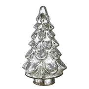 SILVER FOREST Dekoobjekt - Glas - Silber - Höhe: 21 cm