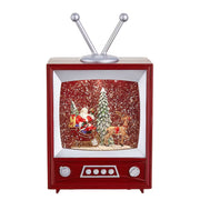 SANTA TV Dekoobjekt - Plastik - Rot