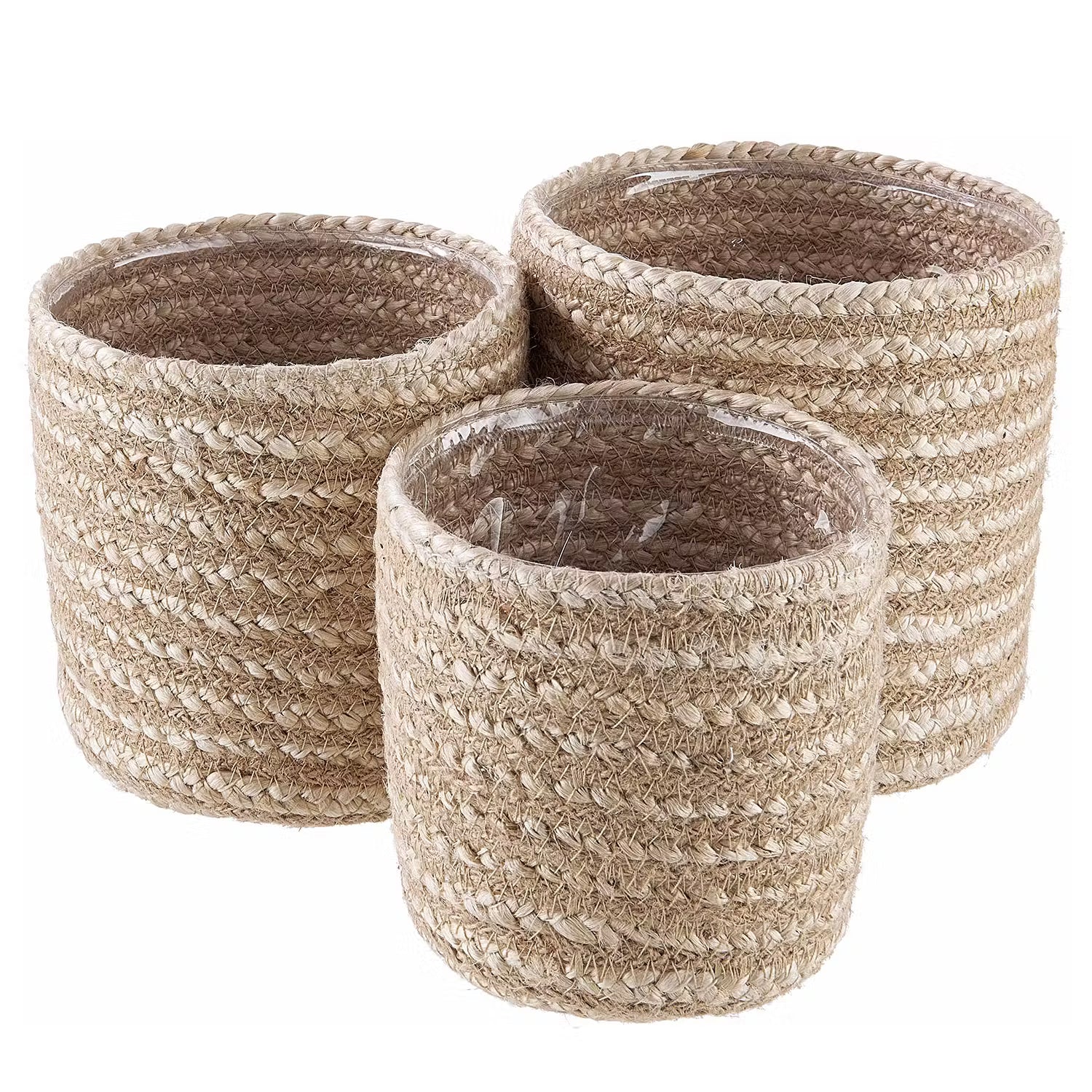 RUSH ROPE Pflanzkorb - Jute - Natur
