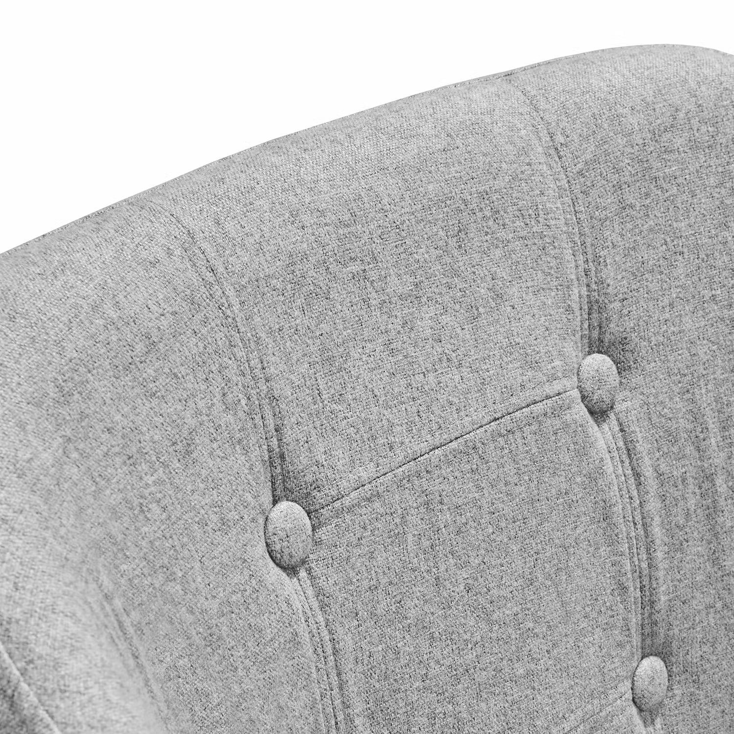 ROCK 'N' SOUL Armlehnenstuhl 2er-Set - Stahl / Polyester - Grau