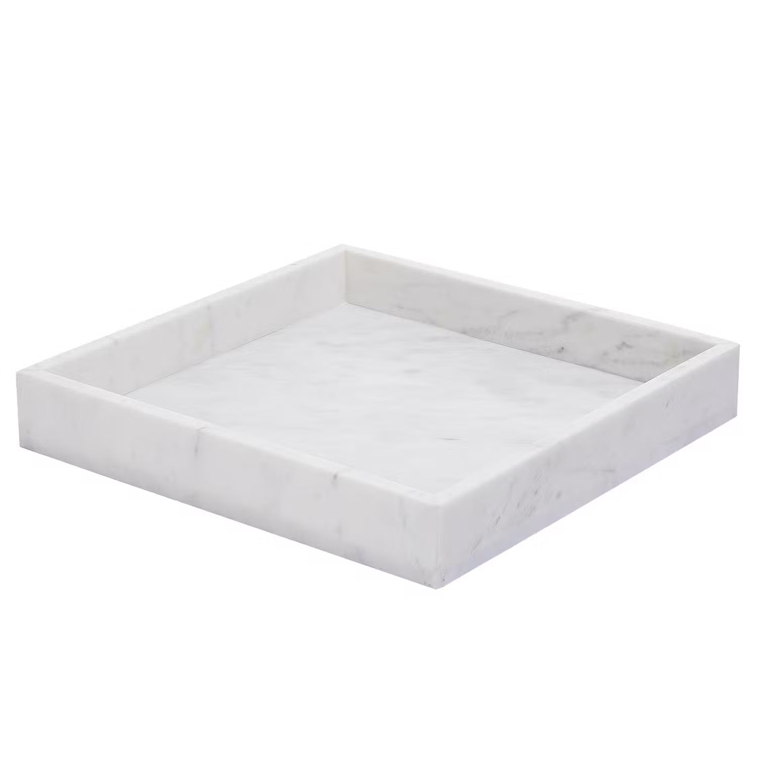 MARBLE Marmortablett - Marmor - Weiß