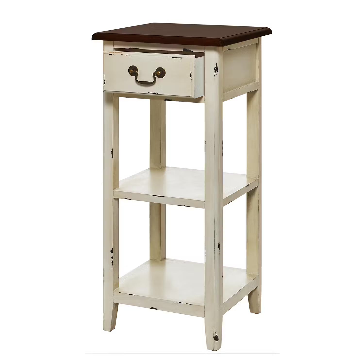 CABOTT COVE Konsolentisch - Eschenholz - Creme / Braun