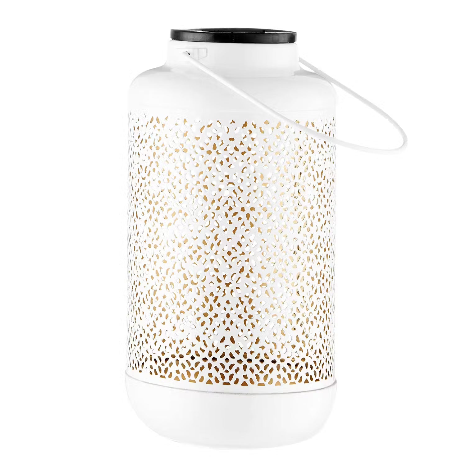 SOLANA Solar-Laterne - Eisen - 1-flammig - Weiß