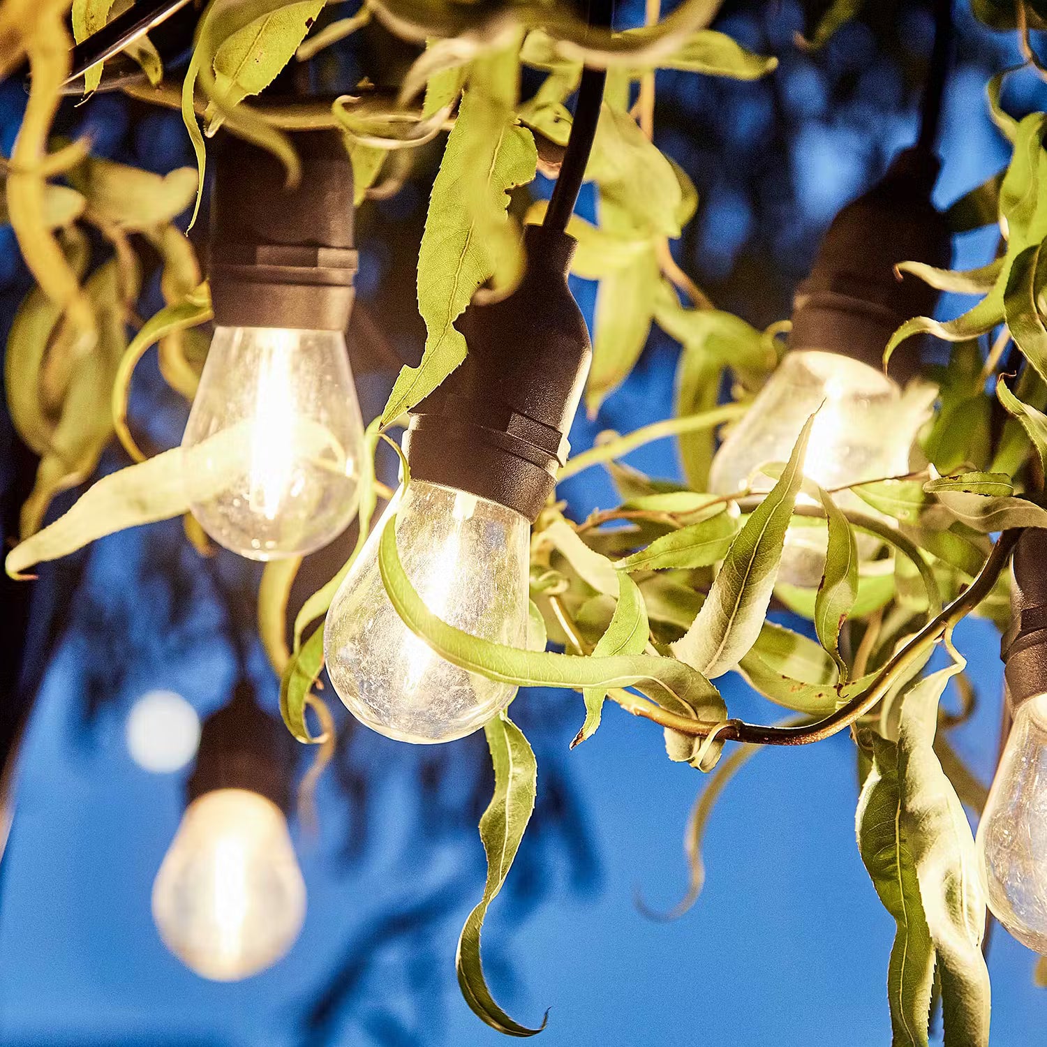 BULB LIGHTS Outdoor-Lichterkette - Polyester PVC - 10-flammig