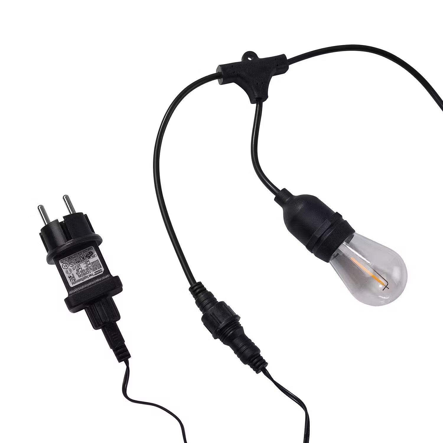 BULB LIGHTS Outdoor-Lichterkette - Polyester PVC - 10-flammig