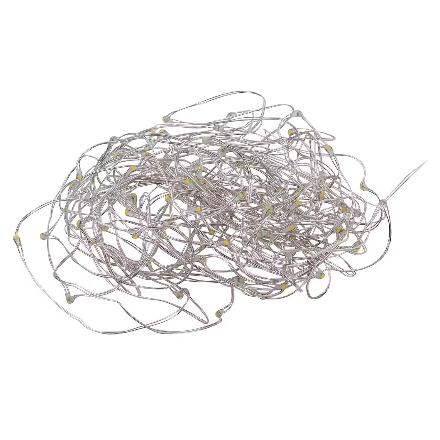 TWINE LIGHTS Lichterdraht 100 Lichter - Polyester PVC - 100-flammig - Silber