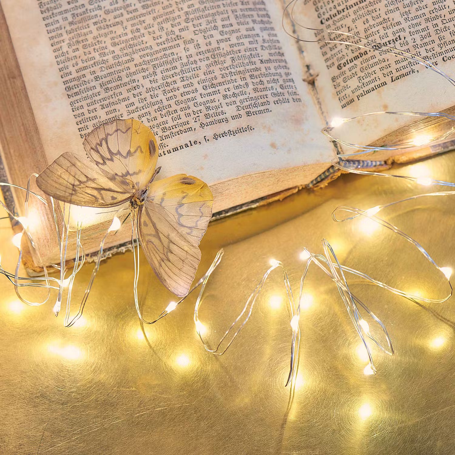 TWINE LIGHTS Lichterdraht 100 Lichter - Polyester PVC - 100-flammig - Silber
