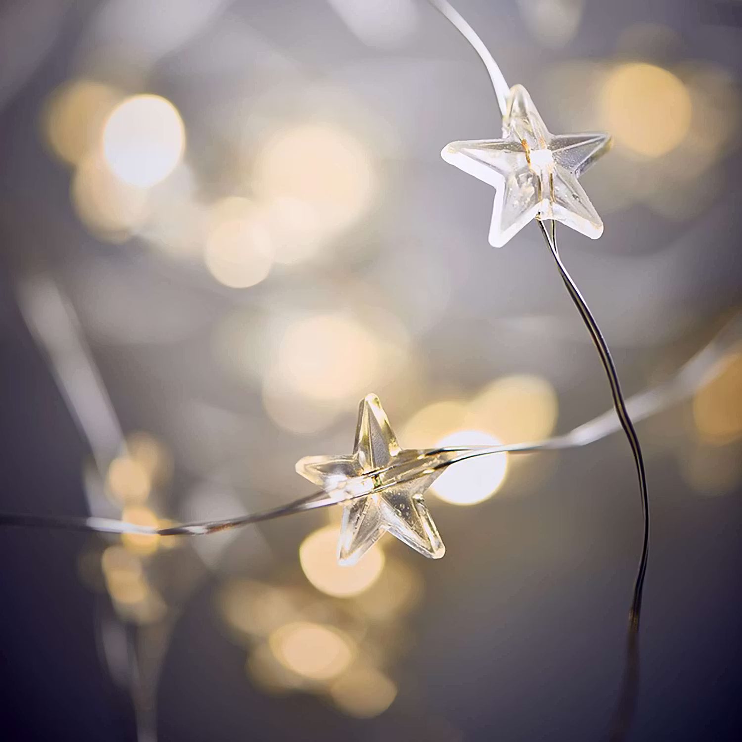 STAR LIGHTS LED-Lichterkette - Polyester PVC / Kupfer - 20-flammig