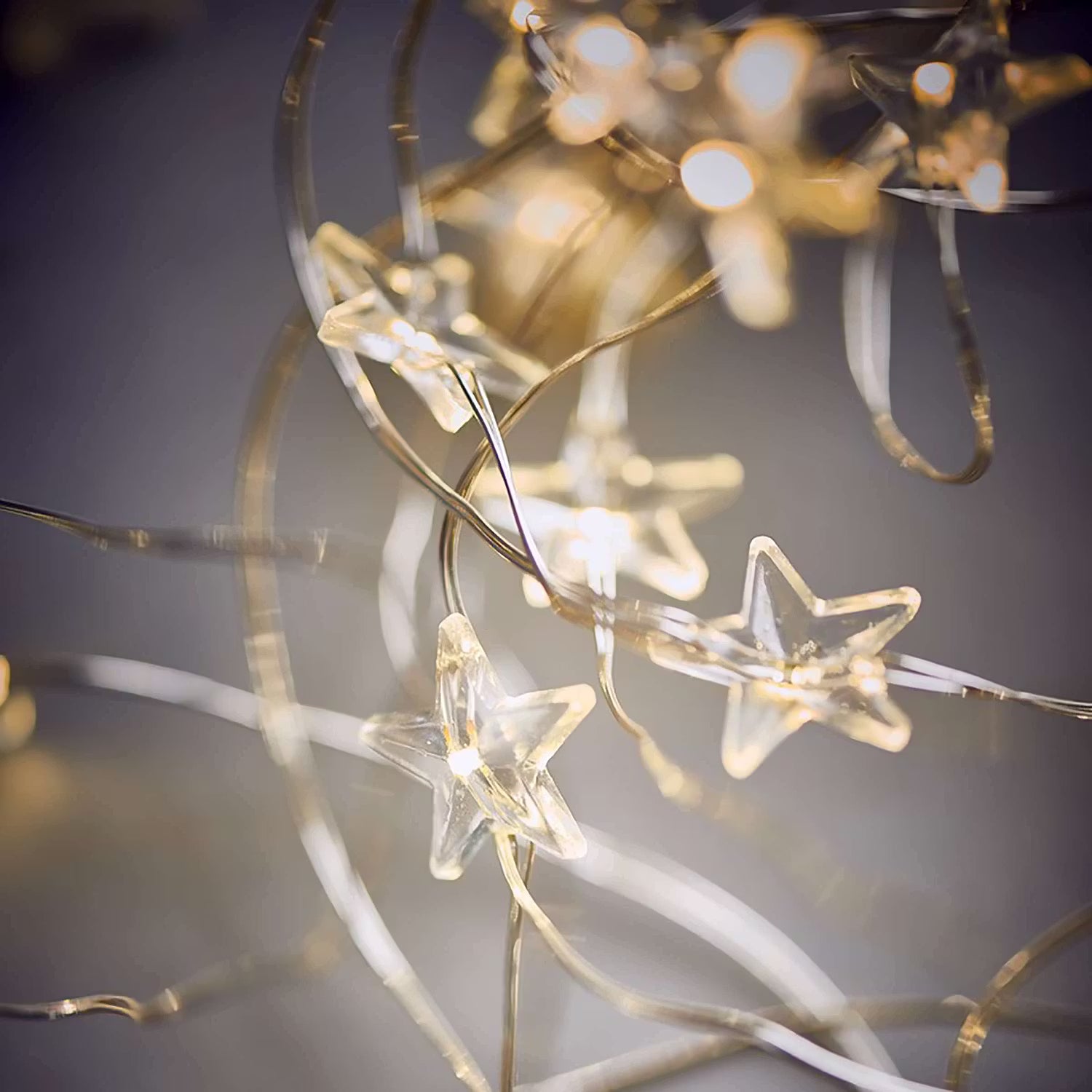 STAR LIGHTS LED-Lichterkette - Polyester PVC / Kupfer - 20-flammig