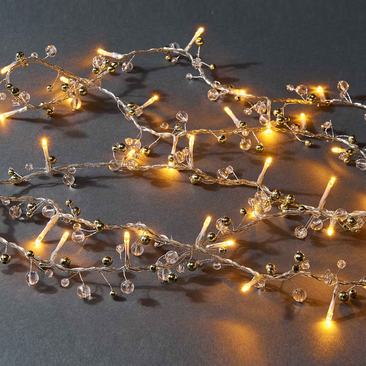 JINGLE LIGHTS LED-Lichterkette - Polyester PVC - 40-flammig