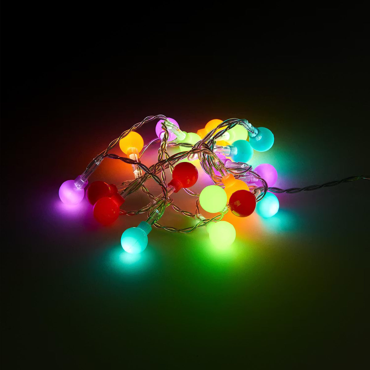 BRIGHT LIGHTS LED-Lichterkette Perlen - Polyester PVC - 20-flammig