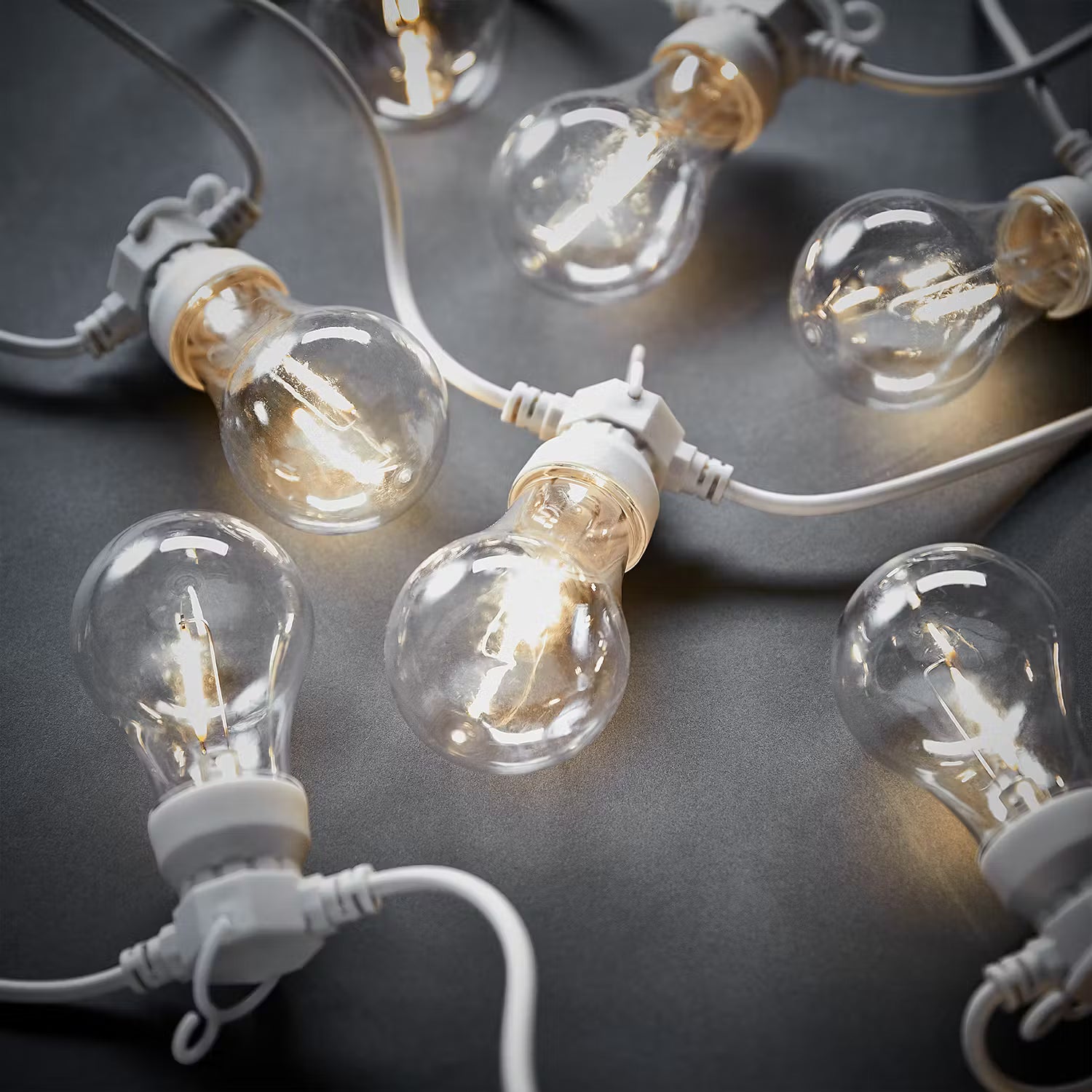 BULB LIGHTS LED-Lichterkette - Polyester PVC - 10-flammig