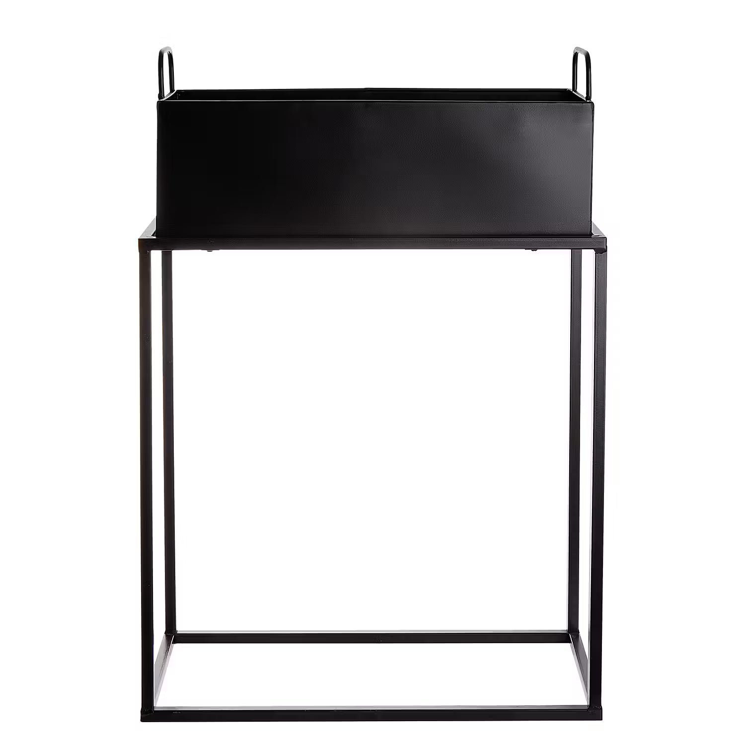 PLANTA Pflanzkasten mit Gestell - Eisen - Schwarz - 45 x 65 cm