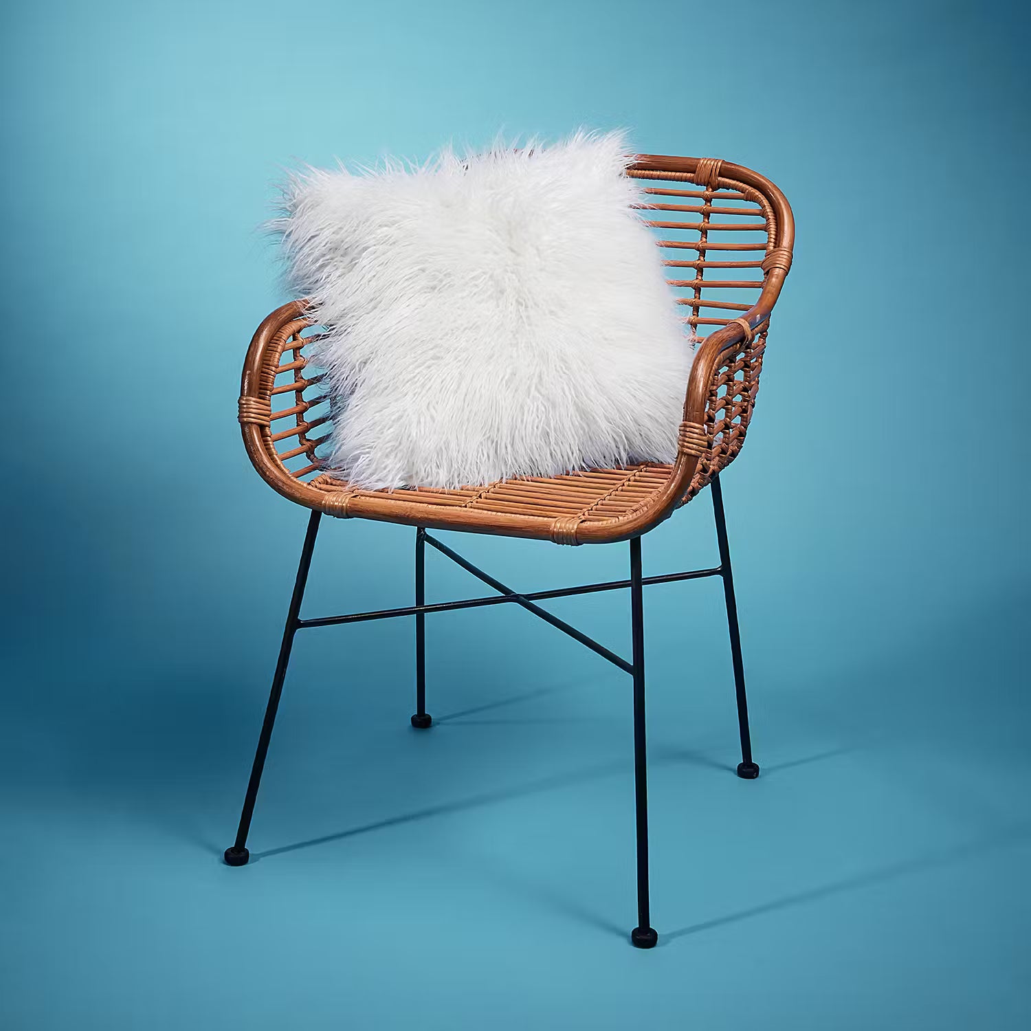 HACIENDA Sessel mit Armlehnen - Rattan - Braun