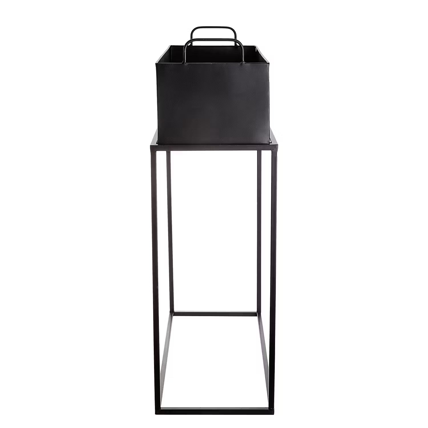 PLANTA Pflanzkasten mit Gestell - Eisen - Schwarz - 55 x 78 cm