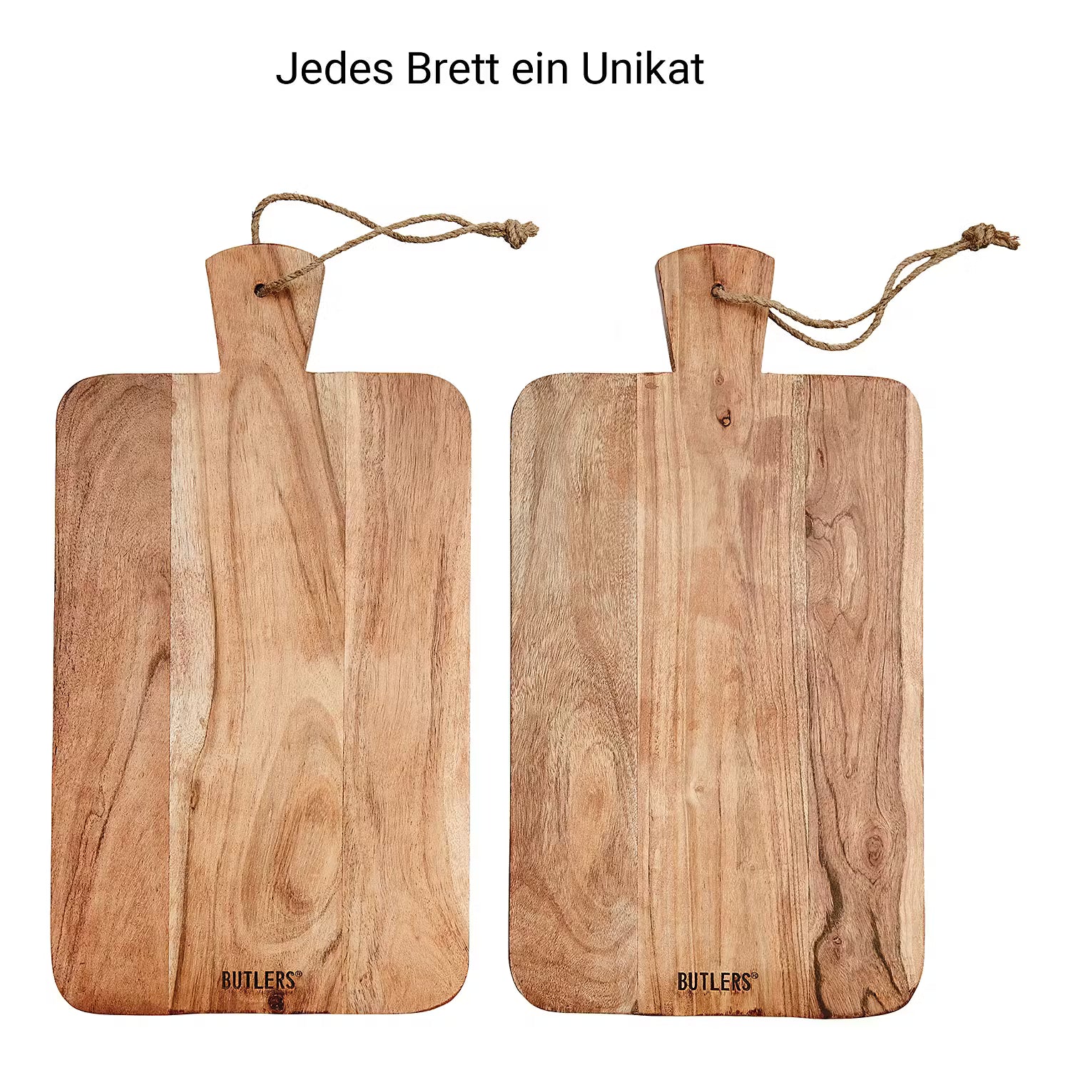 CUTTING CREW Schneidebrett - Akazie - Braun - 24 x 43 cm