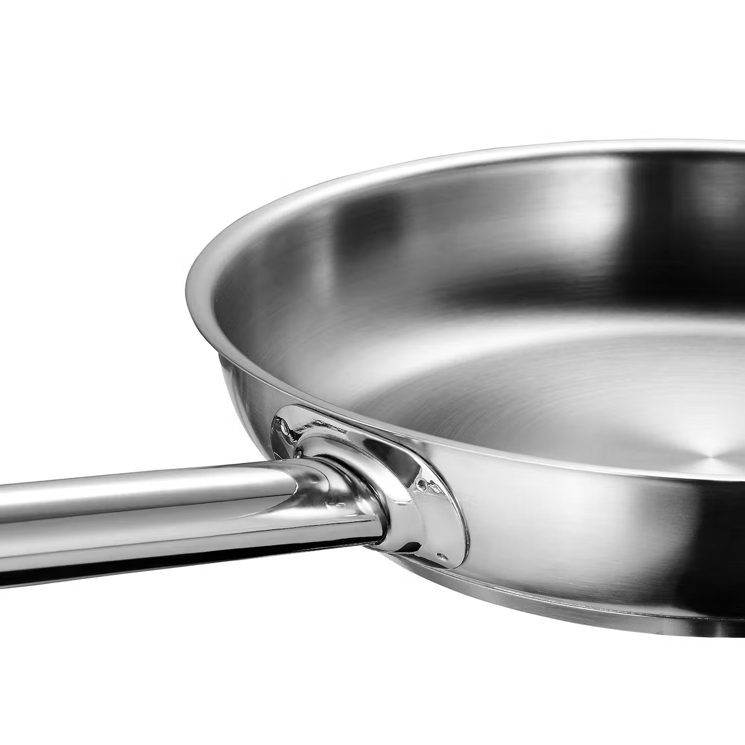 SOUL COOKING Edelstahlpfanne - Edelstahl - Silber - Durchmesser: 24 cm
