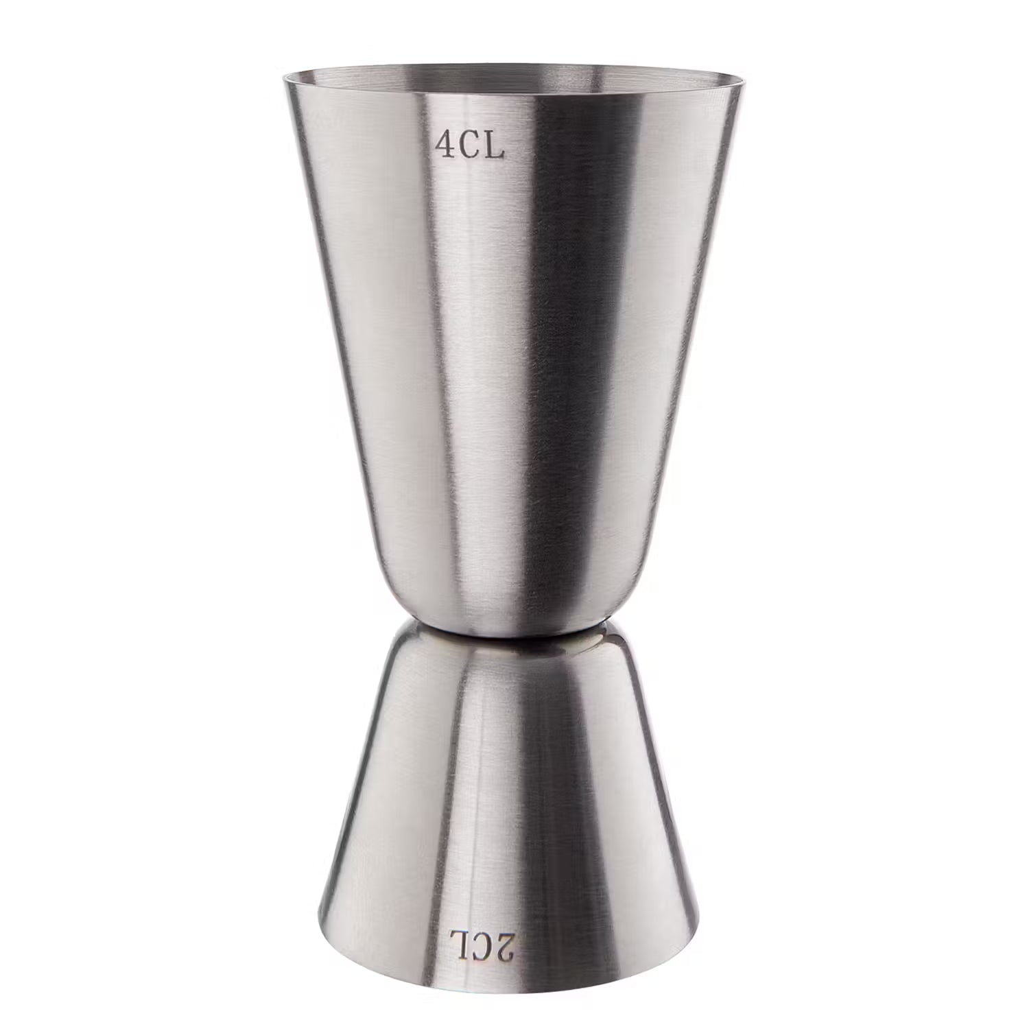 MANHATTAN Barmaß 2cl/4cl - Edelstahl - Silber