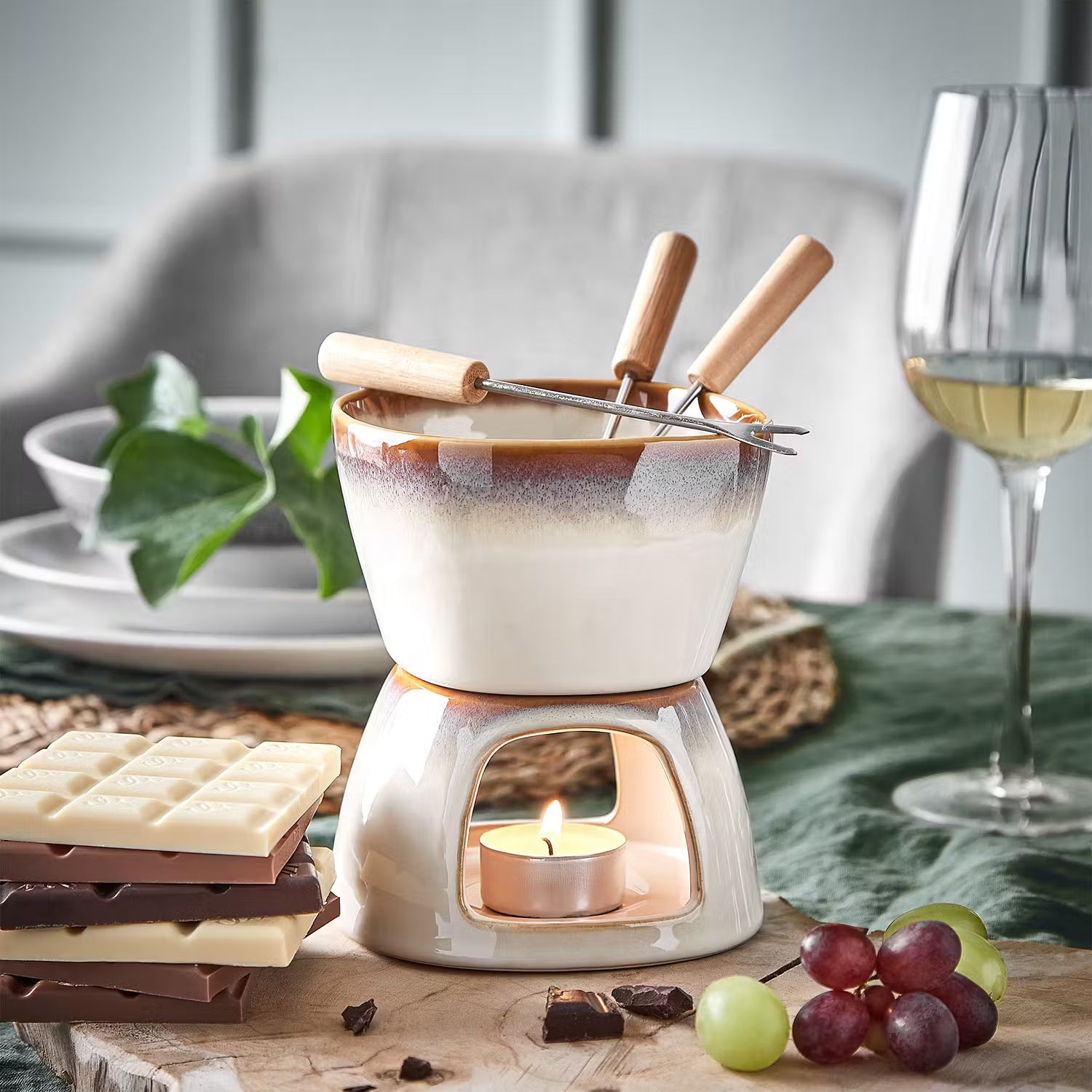 AU CHOCOLAT Mini-Fondue