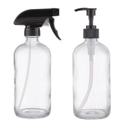 ECO Spülmittelspender-Set 2-tlg. - Polypropylen / Glas - Transparent