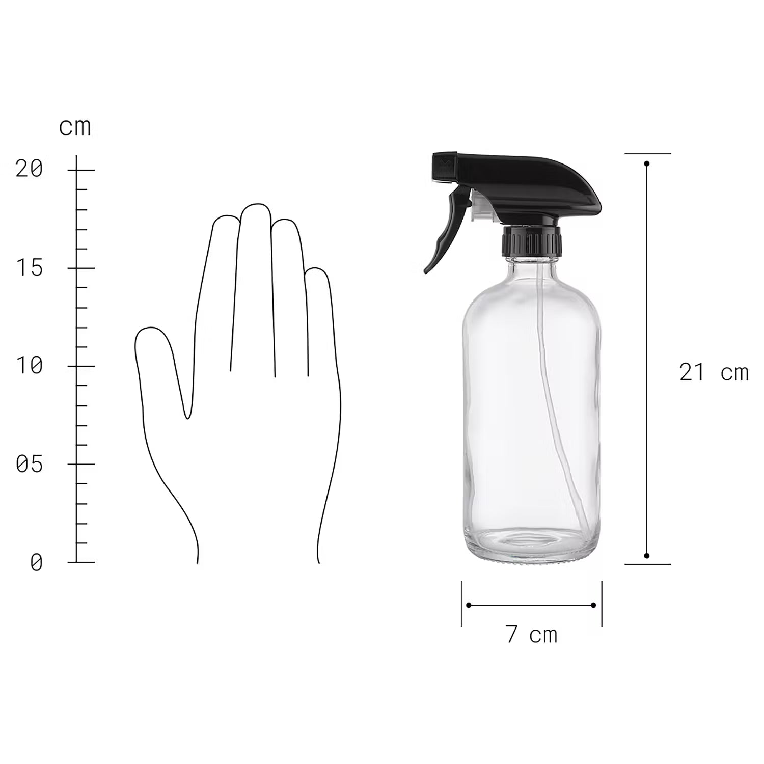 ECO Spülmittelspender-Set 2-tlg. - Polypropylen / Glas - Transparent