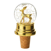 Flaschenverschluss X-MAS - ABS / Klarglas - Gold