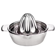 MENUETT Fruchtpresse mit Schale - Edelstahl - Silber