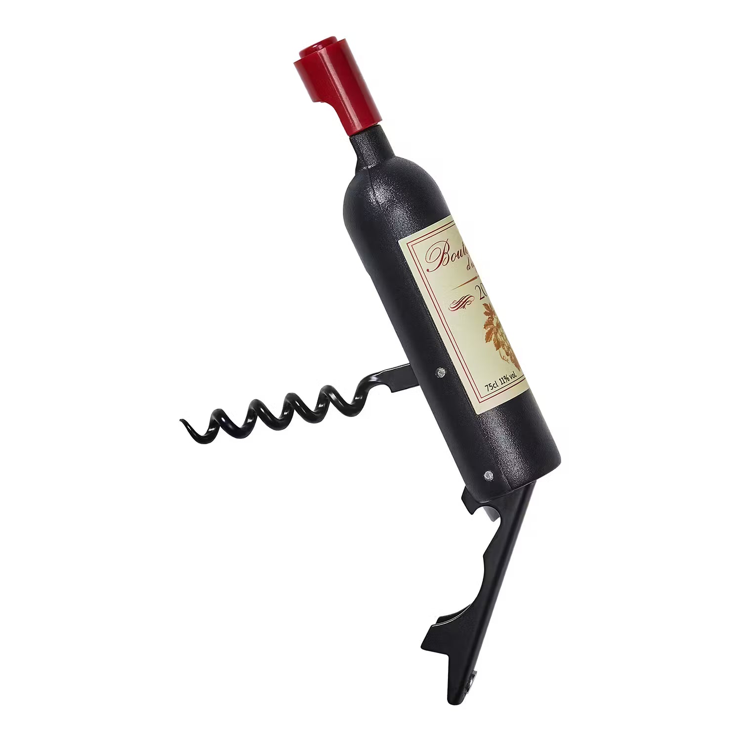 OPENER Flaschenöffner - Edelstahl - Schwarz